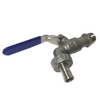 Stainless Steel Bibcock Ball Valve with NPT Hose Barb for Home Brewery