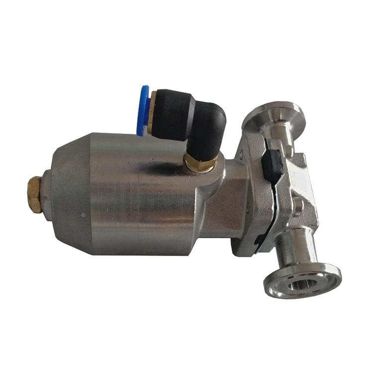 Sanitary Triclamp Diaphragm Valve with Stainless Steel Actuator