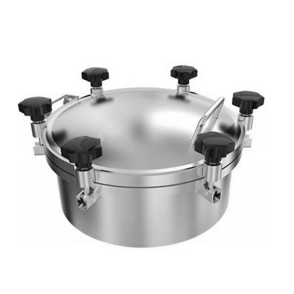 Sanitary Stainless Steel Pressurized Round Manhole Cover 