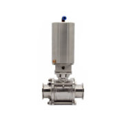 Automatically Controlled Sanitary Ball Valve With SS Actuator
