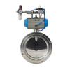 Pneumatic Butterfly Valve With Positioner Switch Box