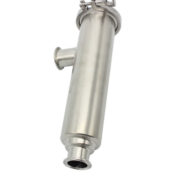Hygienic Stainless Steel Wine Filter Tri Clamp Angle type Strainer