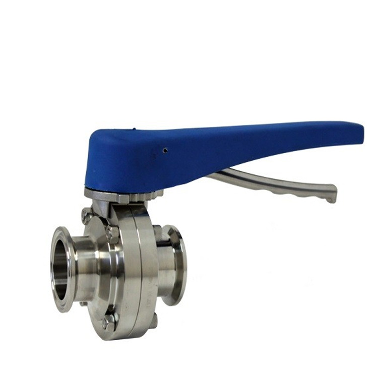Sanitary Butterfly Valve with Multi Position Triggle Handle