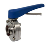 Tri Clamp Manual Butterfly Valves with Trigger Handle