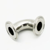 Stainless Steel Sanitary Tri-clamp end elbow