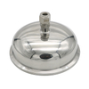 Hemispherical Lid with Compression Fitting And Cleaning Ball