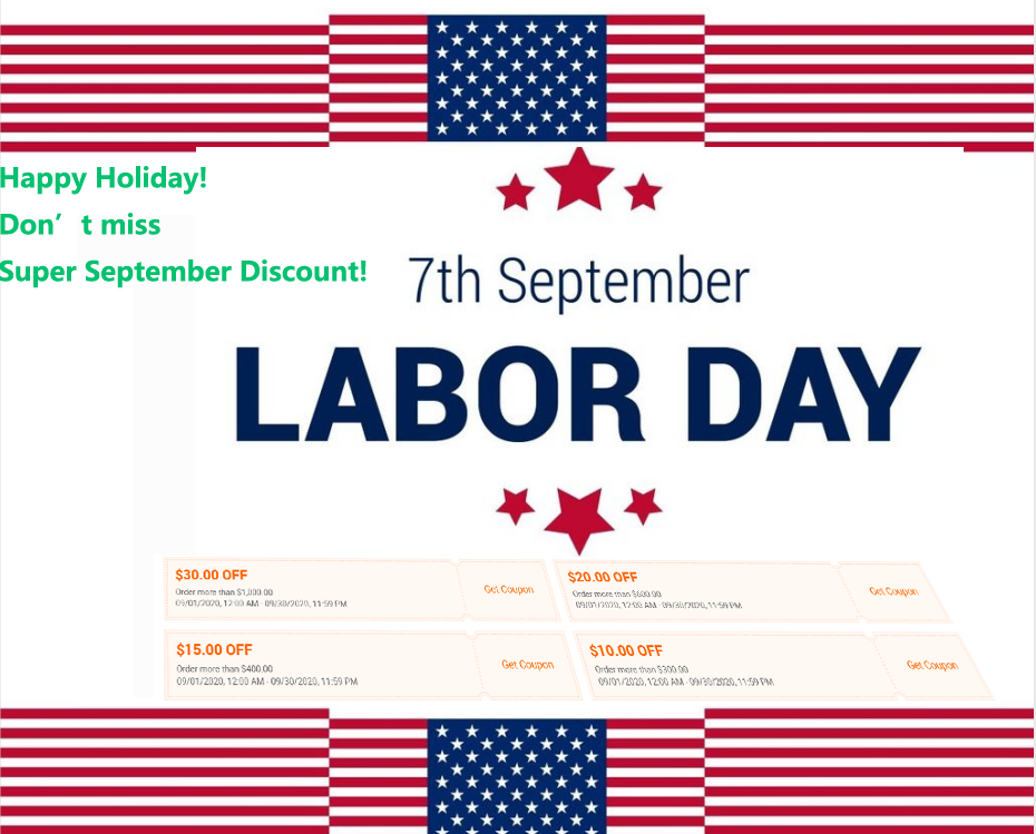 Happy Labor Day to U.S clients