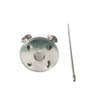 Stainless Steel Flat End Cap with Dip Tube