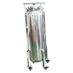 100lb Double Jacketed Solvent Tank with Casters