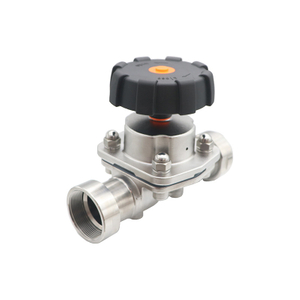 Sanitary SS Diaphragm Valve with Thread Ends