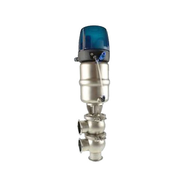 3 Way Hygienic Pneumatic Divert Seat Valve from China manufacturer ...