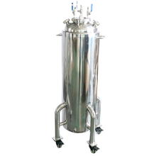 14"x40" 100lb Jacketed Solvent Tank with Casters